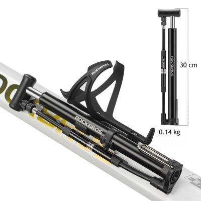 3. Rockbros 42322821001 Standfahrradpumpe – Schwarz