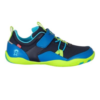 8. Trollkids Skaland Barfuß-Wanderschuhe Marineblau/Mittelblau/Vipergrün