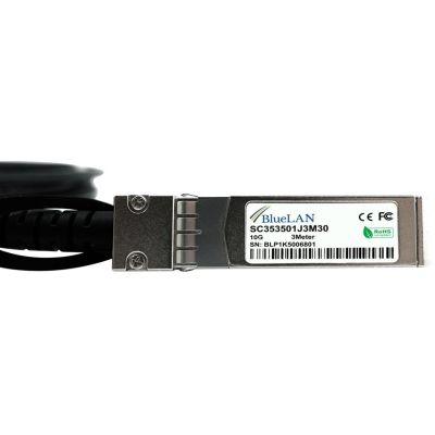 3. BlueOptics JD096C-BL InfiniBand/Glasfaserkabel 1m SFP+ Schwarz