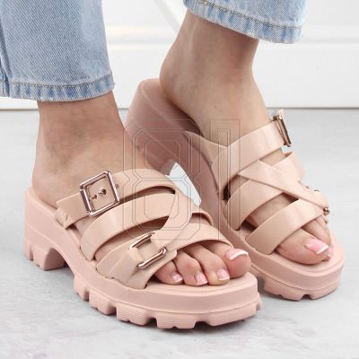 8. Zaxy duftende Flip-Flops mit Absatz in Nude W NN285044 INT2009B