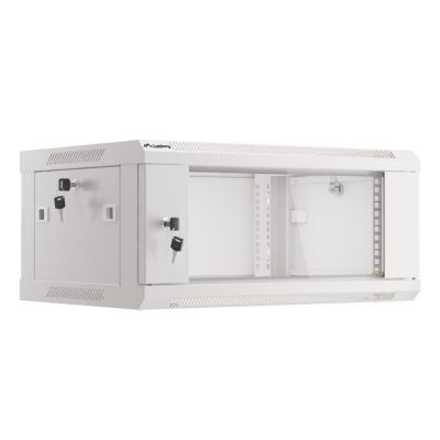8. Lanberg WF01-6404-10S 4HE Rack-Wandschrank Grau