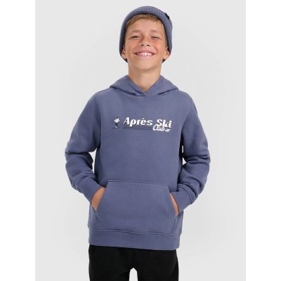 Jungen-Sweatshirt mit Kapuze, offen, 4F 4FJRAW25TSWSM2416-32S