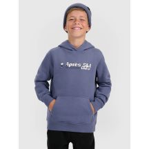 Jungen-Sweatshirt mit Kapuze, offen, 4F 4FJRAW25TSWSM2416-32S