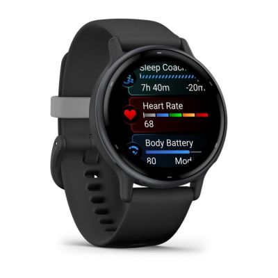 11. Garmin Vivoactive 5 42 mm schwarze Uhr