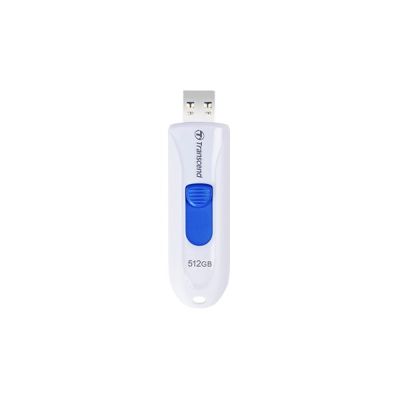2. Transcend JetFlash 790 USB-Stick 512 GB USB Typ-A 3.2 Gen 1 (3.1 Gen 1) Schwarz, Weiß
