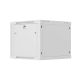 27. LANBERG Wandregalschrank 19" 9U 600x600 GRAU PERFORATIONSTÜREN (Flachverpackung)