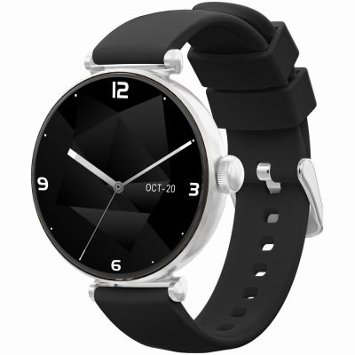2. Smartwatch Gravity Silber Schwarz 2 Armbänder GT26-9