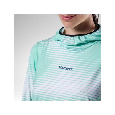 5. ROSSIGNOL Damen W Westweg Sun Hoodie Grün