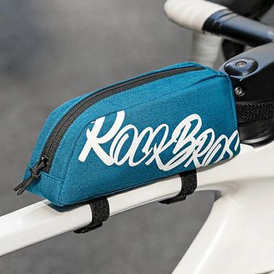 3. Rockbros G009 Flash Journey Oberrohr-Fahrradtasche 0,8 l – Blau