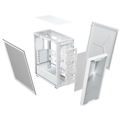 4. Corsair 3200D RS Mid-Tower Gehäuse, weiß