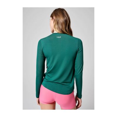 3. CASALL Delight Rundhals Langarm T-Shirt, grün