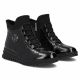 4. Schwarze Damen-Lacklederstiefeletten Filippo DBT8075