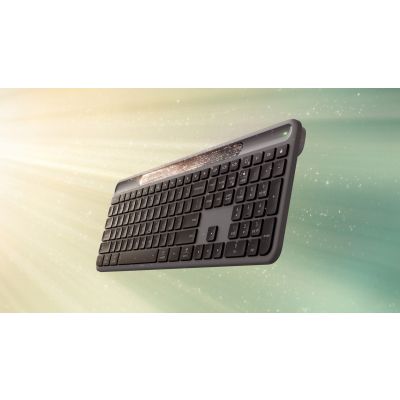 5. Logitech Signature Slim Solar+ K980 Tastatur Universal RF Wireless + Bluetooth QWERTZ Deutsch Graphit