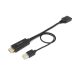 2. Equip 119039 Kabeladapter 0,15 m HDMI Typ A (Standard) DisplayPort Schwarz