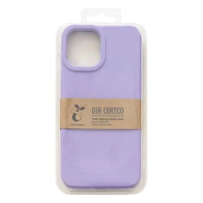 5. Eco Case Hülle für iPhone 14 Plus Silikonhülle abbaubar lila