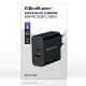 8. QOLTEC Super-Schnellladegerät mit PD-Anschluss | 1x USB-C | 1x USB | 65 W | 5–20 V | 1,5–3,25 A | Schwarz