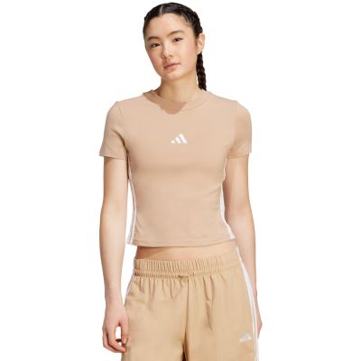 7. adidas Essentials 3-Streifen Slim Baby W T-Shirt JX7588