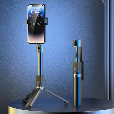 2. Dudao F18 Selfie-Stick 1,1 m mit Stativ und Bluetooth-Fernbedienung – Schwarz