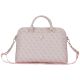 Guess 4G Zipper Pocket Triangle Logo 15" Laptoptasche - Rosa