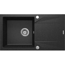 Einzelbecken-Granitspüle mit Abtropffläche ZQJ_2113