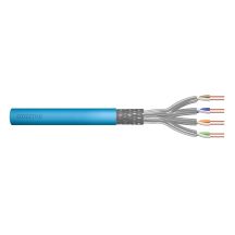 DIGITUS Installationskabel Kat. 6A, S/FTP, Eca, AWG 23/1, LSOH, 50 m, blau, folienummantelt