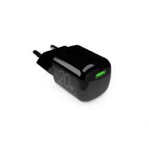 Puro 20W GaN USB-C Wandladegerät – Schwarz