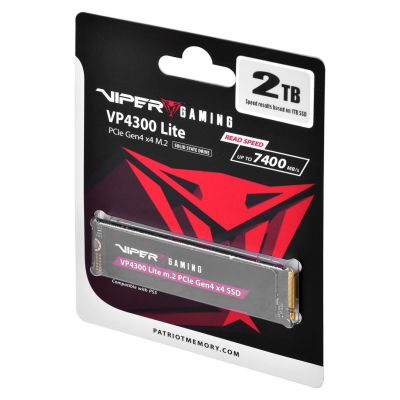 2. Patriot Viper VP4300L M.2 PCI-Ex4 NVMe 2 TB 7.2 / 6.