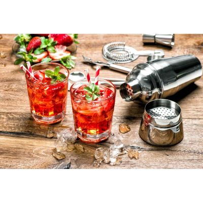 7. BARTENDER-SET 5-TEILIG GETRÄNKESHAKER ALPINA ZUNGE