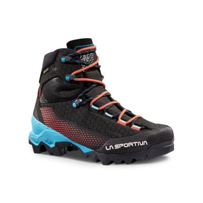La Sportiva Aequilibrin ST Woman GTX ZFMS099K00P02 Schwarz/Hibiskus