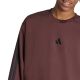 10. Herren adidas Essentials 3-Streifen Fleece-Sweatshirt Braun JX0742