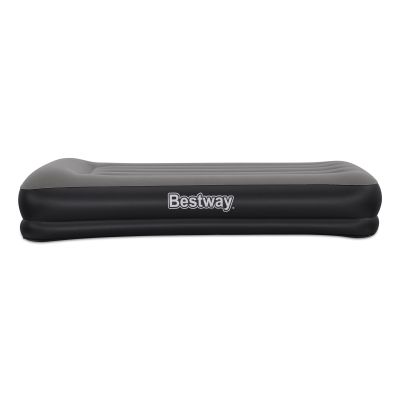 8. Bestway 671BT Luftmatratze, Einzelmatratze, Schwarz, Grau, Unisex
