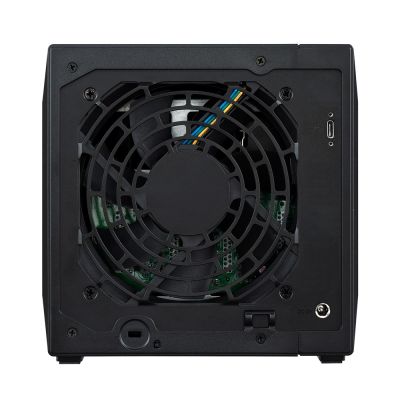 8. Asuser AS5004U; Erweiterungseinheit 4x (3,5"-SATA-HDD/2,5"-SSD); USB 3.2 Gen 2 (10 Gbit/s) Typ C