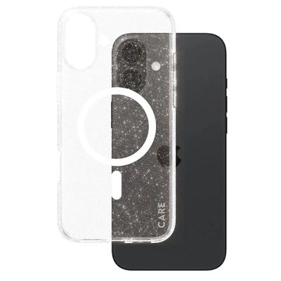 2. CARE by PanzerGlass Flagship Star Lit Case iPhone 16 Plus 6,7" weiß/weiß MagSafe 1343