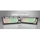 7. HATOR Skyfall Wireless 100 Gaming-Tastatur USB + RF Wireless + Bluetooth QWERTZ US Englisch Schwarz, Weiß