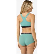 Damen-Sportboxershorts SUPER.NATURAL W Tundra175 Boyfriend Hipster grün