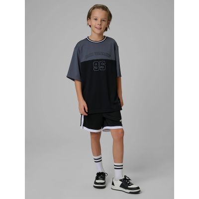 6. Schnelltrocknendes Sport-T-Shirt für Jungen 4F 4FJRSS26TFTSM2392-20S