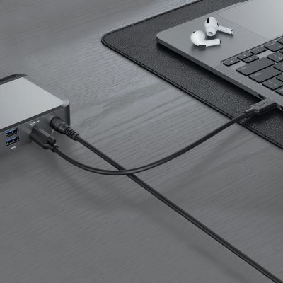 9. ALOGIC DX3 Kabelgebundener USB 3.2 Gen 1 (3.1 Gen 1) Typ-C Laptop, Schwarz, Grau