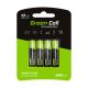 GREEN CELL BATTERIES STICKS 4X AA R6 2600mAh