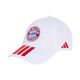 adidas FC Bayern München Kinder-Baseballkappe Weiß KT3396
