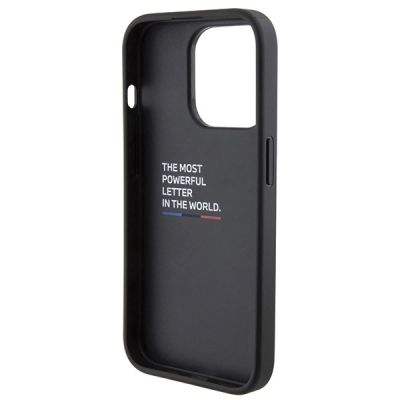 8. BMW Grip Stand Smooth & Carbon Hülle für iPhone 15 Pro – schwarz