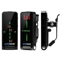 TC Electronic PolyTune Clip Schwarz - Schwarzes Clip-On-Gitarrenstimmgerät