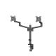 21. Neomounts DS60-425BL2 Monitorhalterung/Ständer 68,6 cm (27") Schreibtisch Schwarz