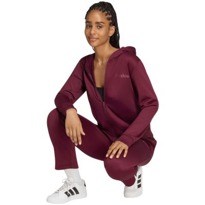 8. adidas Essentials Trainingsanzug für Damen, Linear Burgundy KQ7588