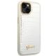 4. Guess GUHCP14MHGCRHS iPhone 14 Plus 6,7 "Silber / Silber Hardcase Croco Collection
