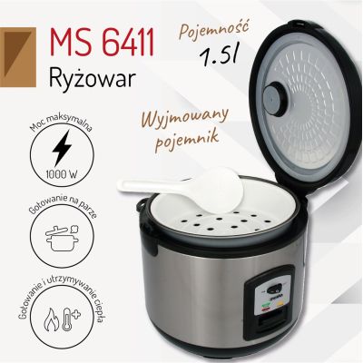 5. MESKO MS 6411 Reiskocher