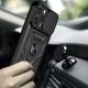 3. Hybrid Armor Camshield Hülle für iPhone 13 Pro gepanzerte Hülle mit Kameraabdeckung blau