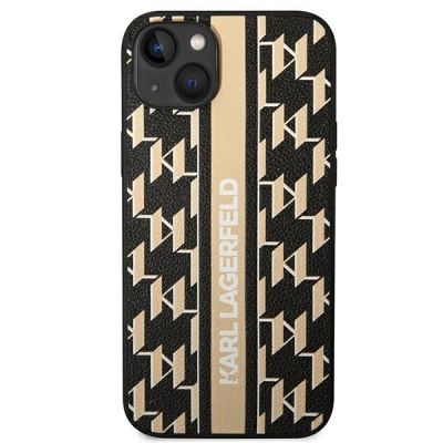 3. Karl Lagerfeld KLHCP14MPGKLSKW iPhone 14 Plus 6,7" Hardcase braun / braun Monogram Stripe