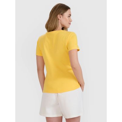 4. Damen T-Shirt mit normalem Aufdruck 4F 4FRSS25TTSHF2693-71S