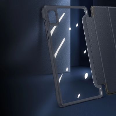 16. Dux Ducis Toby Armored Flip Smart Case für Realme Pad Mini schwarz