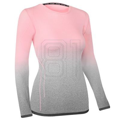 3. Spokey Flora Set Lady Termo SM VT W 6114300000 Thermounterwäsche grau-pink
